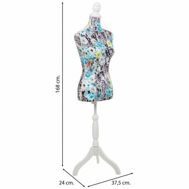 Mannequin Alexandra House Living Blue Polyester Wood Polyethylene Pine