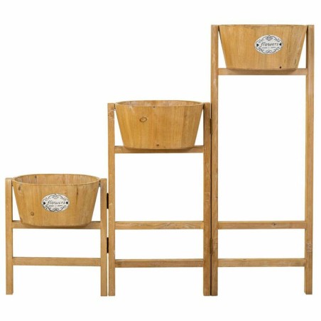 Supporto per Vaso Alexandra House Living Marrone Legno di paulownia 18