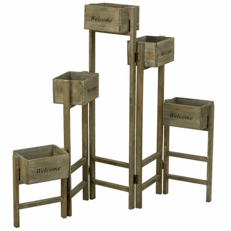 Blumentopfhalter Alexandra House Living Braun Paulonia-Holz 15 x 90 x