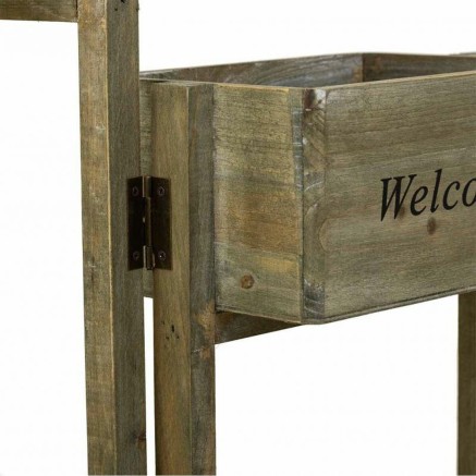 Supporto per Vaso Alexandra House Living Marrone Legno di paulownia 15 2