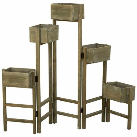 Bloempotstandaard Alexandra House Living Bruin Paulownia hout 15 x 90