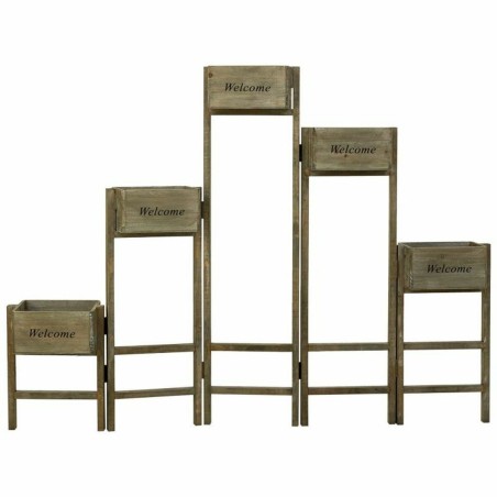 Soporte para Maceta Alexandra House Living Marrón Madera de Paulonia