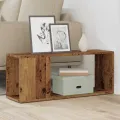 Meuble TV vieux bois 80x24x32cm bois d'ingénierie