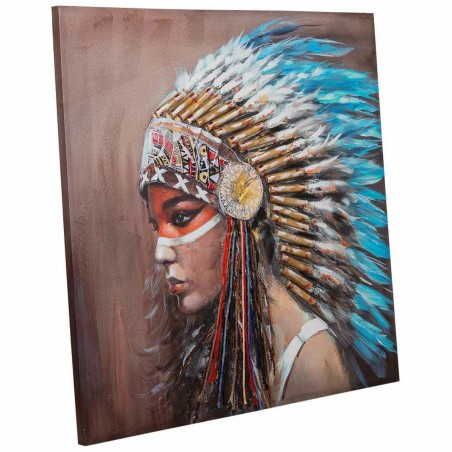 Schilderij Alexandra House Living Life Canvas Sparrenhout 100 x 3 x 10