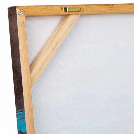 Cuadro Alexandra House Living Life Lienzo Madera de abeto 100 x 3 x 10 2