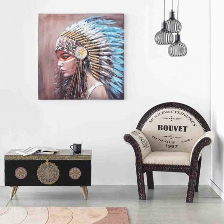 Painting Alexandra House Living Life Canvas Fir wood 100 x 3 x 100 cm