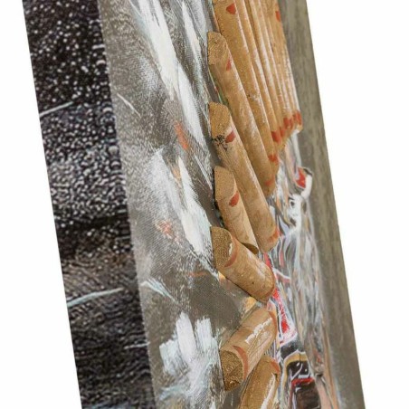 Schilderij Alexandra House Living Life Canvas Sparrenhout 120 x 2 x 80