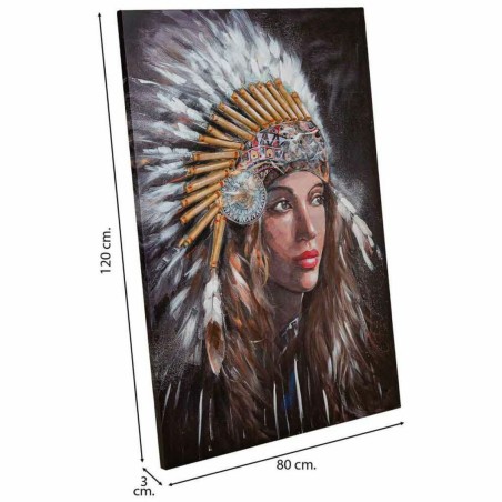 Bild Alexandra House Living Life Leinwand Tannenholz 120 x 2 x 80 cm