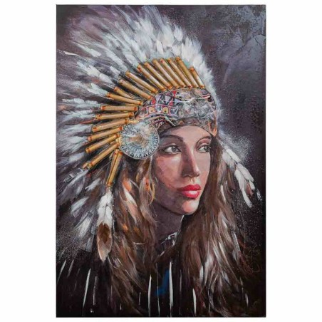 Bild Alexandra House Living Life Leinwand Tannenholz 120 x 2 x 80 cm