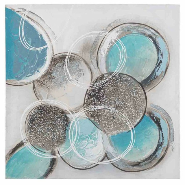 Schilderij Alexandra House Living Canvas Sparrenhout 60 x 3 x 60 cm