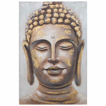 Schilderij Alexandra House Living Asia Canvas Sparrenhout 120 x 3 x 80