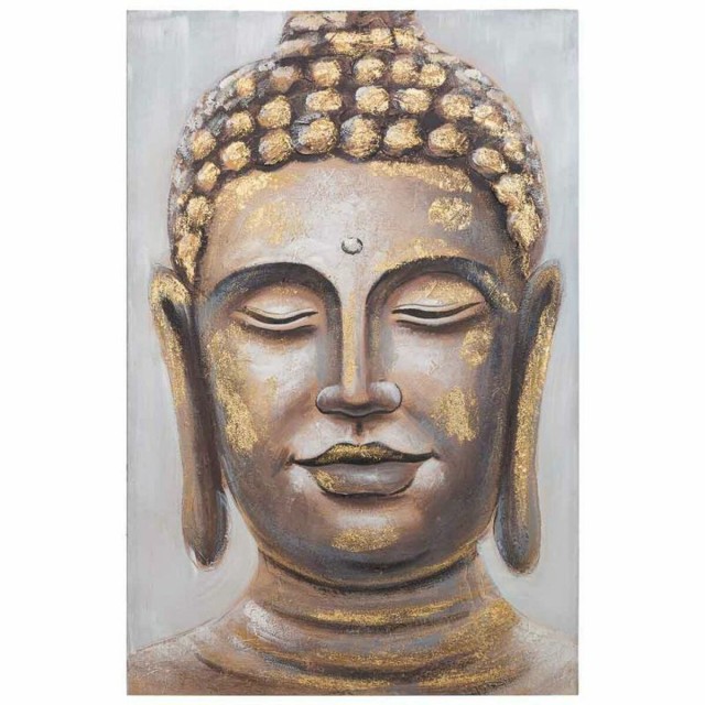 Quadro Alexandra House Living Asia Tela Legno di abete 120 x 3 x 80 cm