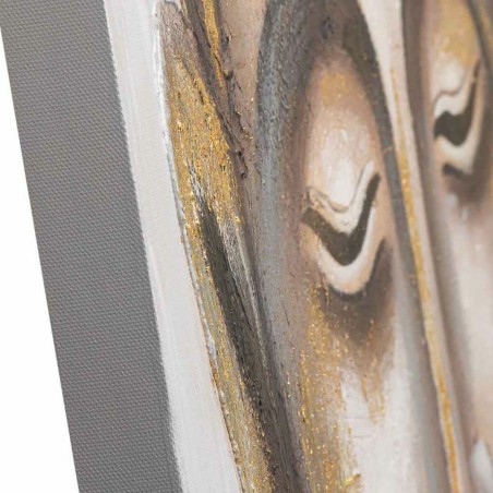 Schilderij Alexandra House Living Asia Canvas Sparrenhout 120 x 3 x 80