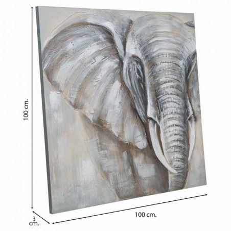 Schilderij Alexandra House Living Asia Canvas Sparrenhout 100 x 3 x 10