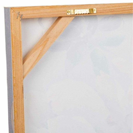 Quadro Alexandra House Living Nature Tela Legno di abete 80 x 3 x 80 c