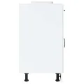 Armoire de cuisine Kalmar blanc brillant bois ingénierie