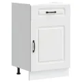 Armoire de cuisine Kalmar blanc bois d'ingénierie