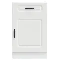 Armoire de cuisine Kalmar blanc bois d'ingénierie