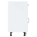 Armoire de cuisine Kalmar blanc bois d'ingénierie