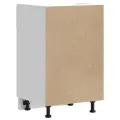 Armoire de cuisine Kalmar blanc bois d'ingénierie