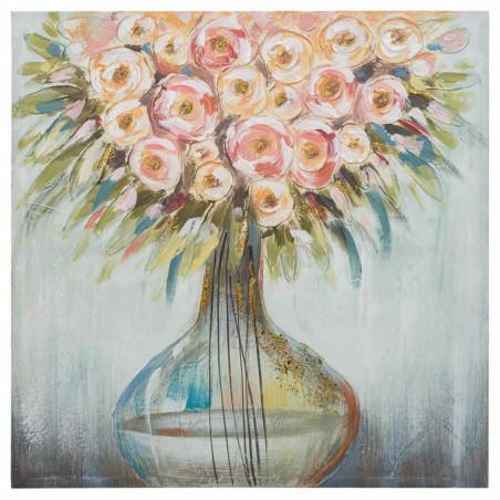 Bild Alexandra House Living Leinwand Tannenholz 80 x 3 x 80 cm