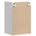 Armoire murale de cuisine Kalmar blanc bois d'ingénierie
