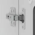 Armoire murale de cuisine avec porte en verre Kalmar noir