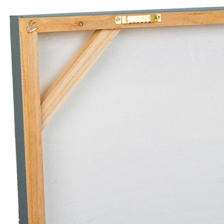 Quadro Alexandra House Living Nature Tela Legno di abete 80 x 3 x 80 c