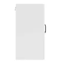 Armoire murale de cuisine avec porte en verre Lucca blanc