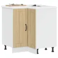 Armoire d'angle de cuisine Lucca chêne sonoma bois d'ingénierie
