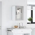Armoire murale de cuisine avec porte en verre Lucca sonoma gris