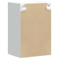 Armoire murale de cuisine avec porte en verre Lucca sonoma gris