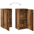 Armoire rangement vieux bois 50x45x103,5 cm bois d’ingénierie