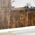 Meuble bas pour évier Kalmar chêne fumé bois d'ingénierie