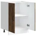 Meuble bas pour évier Kalmar chêne fumé bois d'ingénierie