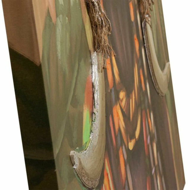 Cadre Alexandra House Living Life Toile Bois d'épicéa 100 x 3 x 100