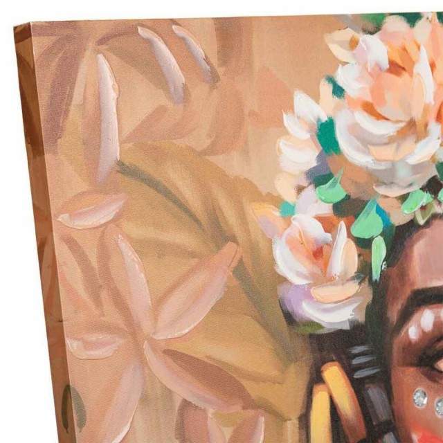 Cadre Alexandra House Living Life Toile Bois d'épicéa 100 x 3 x 100