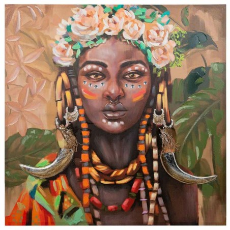 Schilderij Alexandra House Living Life Canvas Sparrenhout 100 x 3 x 10