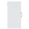 Armoire murale de cuisine avec porte en verre Lucca blanc