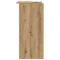 Bureau réception chêne artisanal 55x50x103,5 cm bois ingénierie