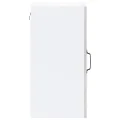 Armoire murale de cuisine avec porte en verre Lucca gris béton