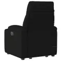 Fauteuil de massage inclinable Noir Tissu