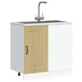Armoire de cuisine Kalmar chêne sonoma bois d'ingénierie