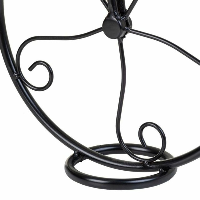 Soporte para Maceta Alexandra House Living Negro Hierro Azulejo Bicicl