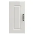 Armoire murale de cuisine Kalmar blanc brillant bois ingénierie