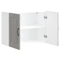 Armoire murale de cuisine Kalmar sonoma gris bois d'ingénierie