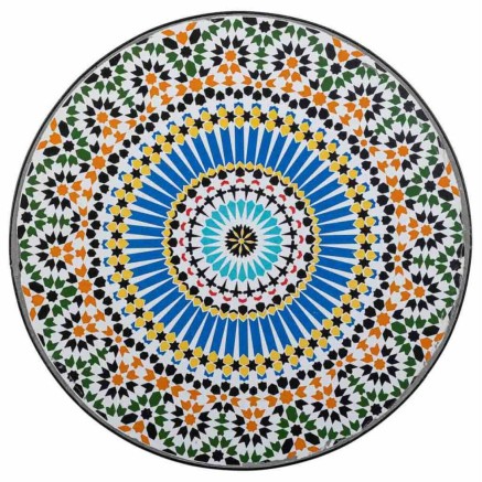 Soporte para Maceta Alexandra House Living Negro Hierro Azulejo 30 x 6 2