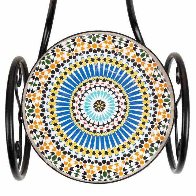 Flower Pot Stand Alexandra House Living Black Iron Tile Bicycle 23 x 3