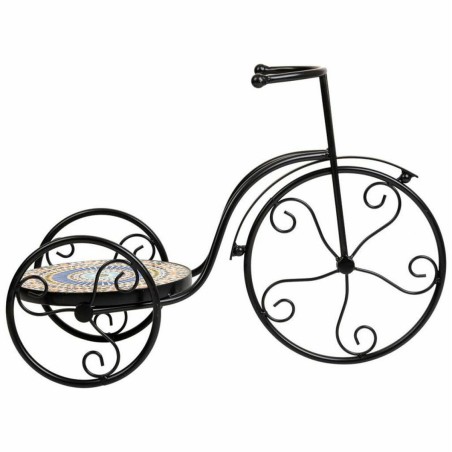 Blumentopfhalter Alexandra House Living Schwarz Eisen Kachel Fahrrad 2