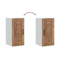 Armoire murale de cuisine Kalmar vieux bois bois d'ingénierie